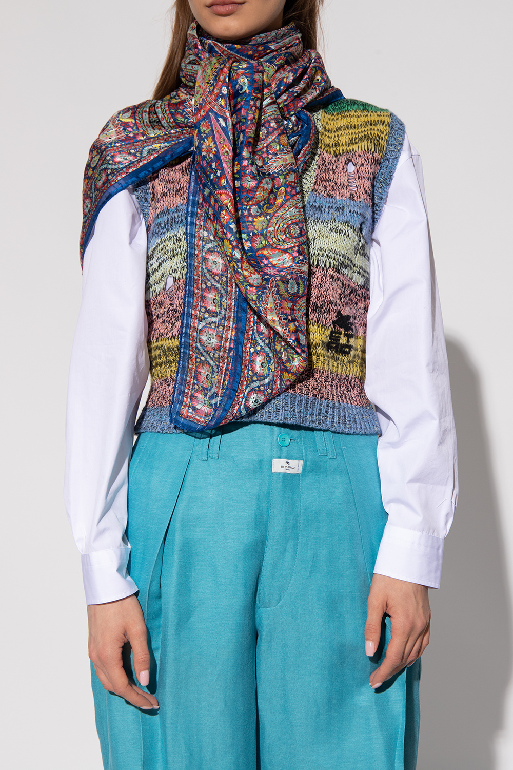 【送料&関税込】Etro Silk Scarf Etro Paisley Silk Scarf | Saks Fifth Avenue